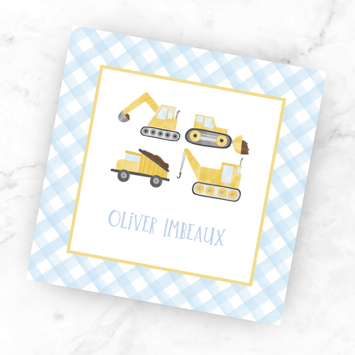 Construction Gift Tag